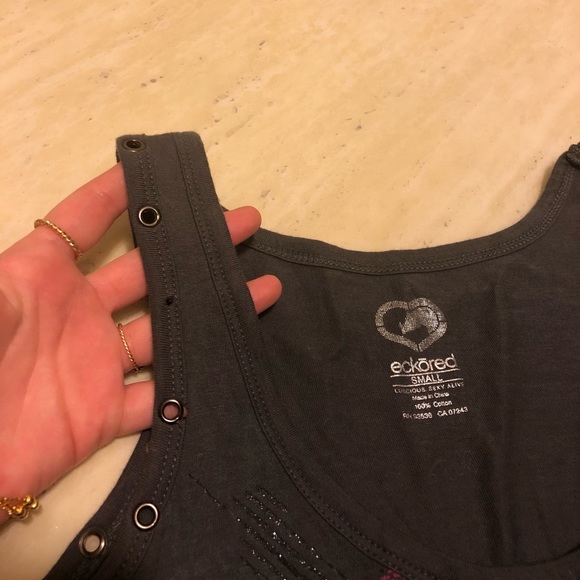 New EckoRed Black Logo Printed Tank S - Picture 4 of 5